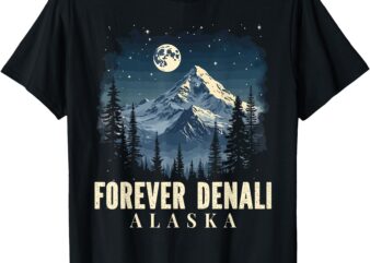 Vintage Mt. Denali National Park Alaska Mountain T-Shirt