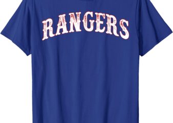 Vintage Rangers Name Shirt Rangers Women Men Kids Blue T-Shirt