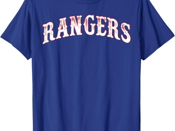 Vintage rangers name shirt rangers women men kids blue t-shirt