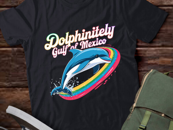 Vintage retro gulf of mexico funny dolphin pa103 t shirt vector art