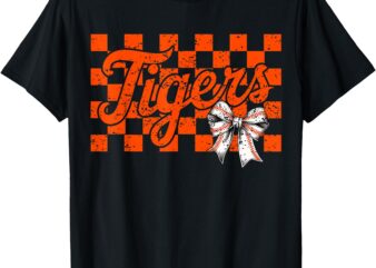 Vintage Tigers Throwback Retro Styles Classic For Men Women T-Shirt