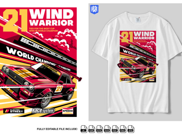 Wind warrior racing team design