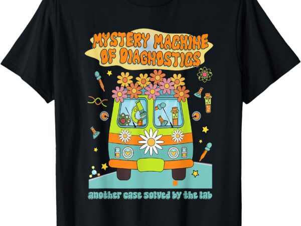 Women mystery machine of diagnostics lab tech lab week 2025 t-shirt