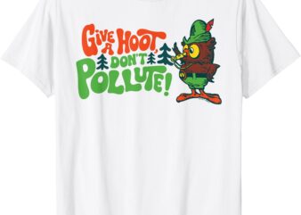 Woodsy Owl Give A Hoot Don’t Pollute Classic Conservation T-Shirt