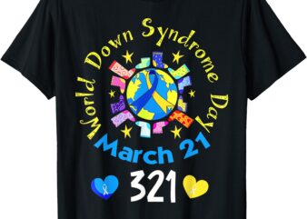 World Down Syndrome Day Awareness 321 Rock Your Socks Kids T-Shirt