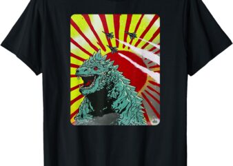 Zilla’ _ Giant Lizard Beast hits the town ArtbyBillytheRobot T-Shirt