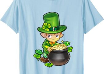 leprechaun cute adorable mischievous tiny greedy hoarding T-Shirt