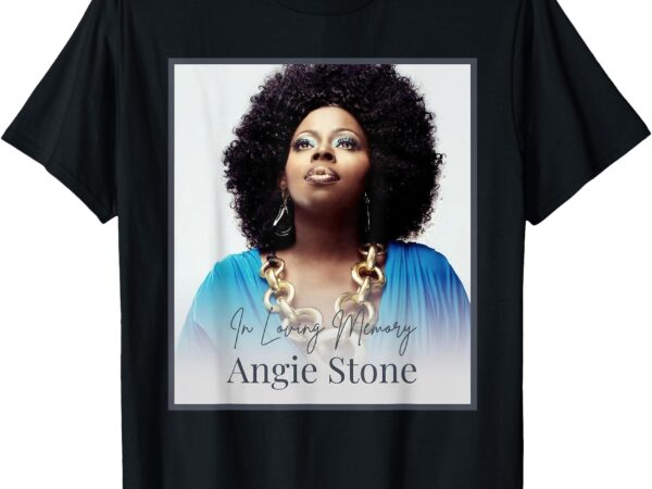 Stone in memory angie 1961 2025 tribute shirt t-shirt
