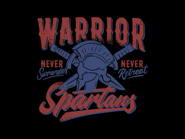 Spartans t shirt template vector