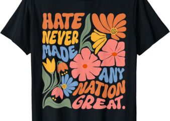 Anti Trump Floral Democrat President Liberal T-Shirt