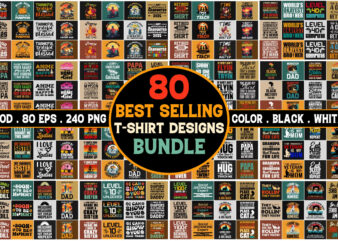 Best selling t-shirt design mega bundle