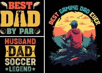 Dad T-Shirt Design Bundle