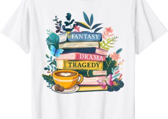 Fantasy Drama Tragedy Books Subtle T-Shirt