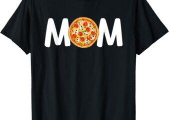 Mom Birthday Pizza 1st Birthday Pizza Family Matching Party T-Shirt