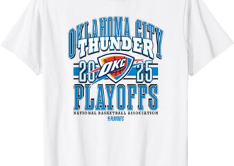 NBA Official Oklahoma City Thunder 2025 Playoffs Showtime T-Shirt
