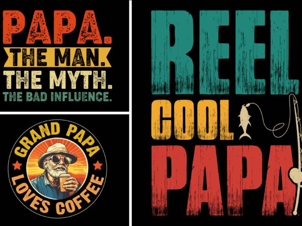 Papa t-shirt design bundle,tshirt design