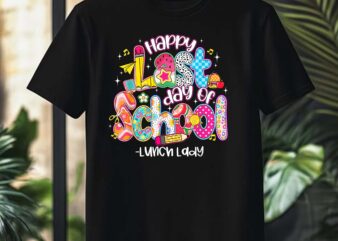 Happy Last Day Of School Lunch Lady Life Summer T-Shirt design