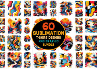 Sublimation T-Shirt Design Graphic Bundle