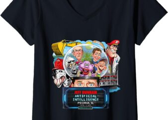 Womens Jeff Dunham Peoria, IL (2025) V-Neck T-Shirt