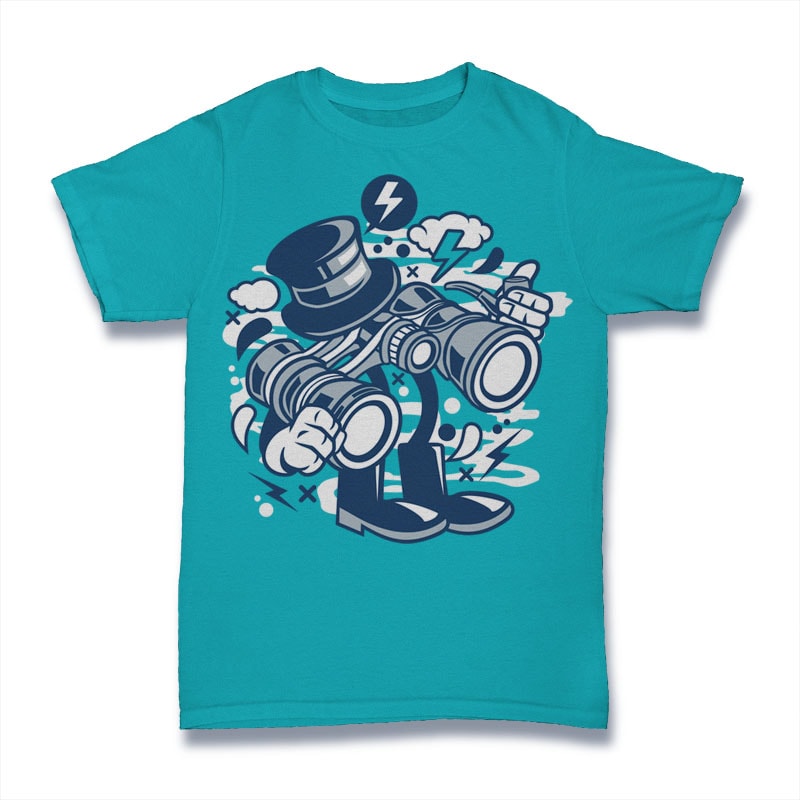 Binocular t shirt designs for teespring