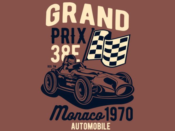 Grand prix buy t shirt design