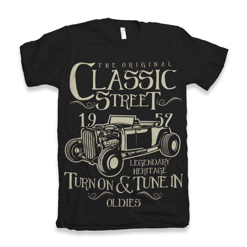 Hot Rod Classic commercial use t-shirt design - Buy t-shirt designs