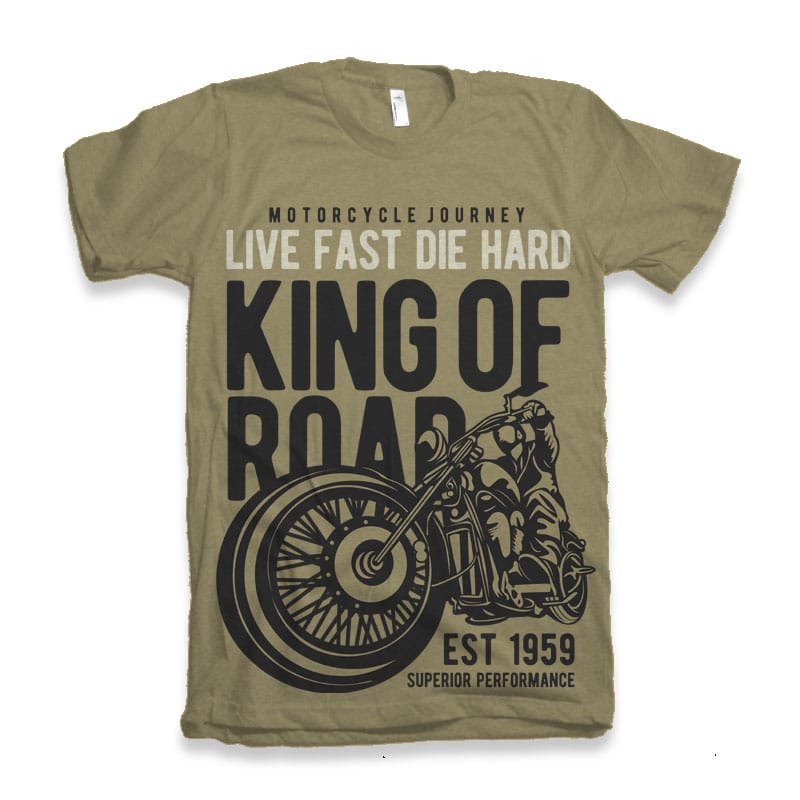 King Of Road buy tshirt design