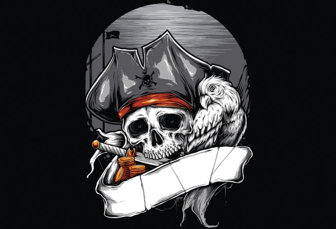 Pirate T Shirt Designs Graphics & More Merch