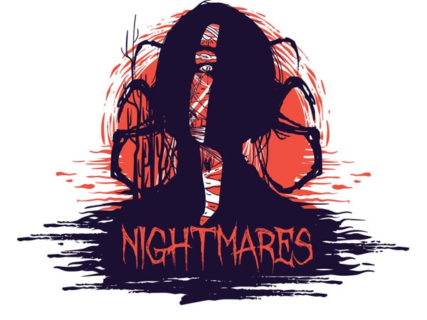 Nightmares buy t shirt design artwork