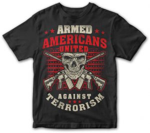 Patriot Veteran Guns design for t shirt - Buy t-shirt designs