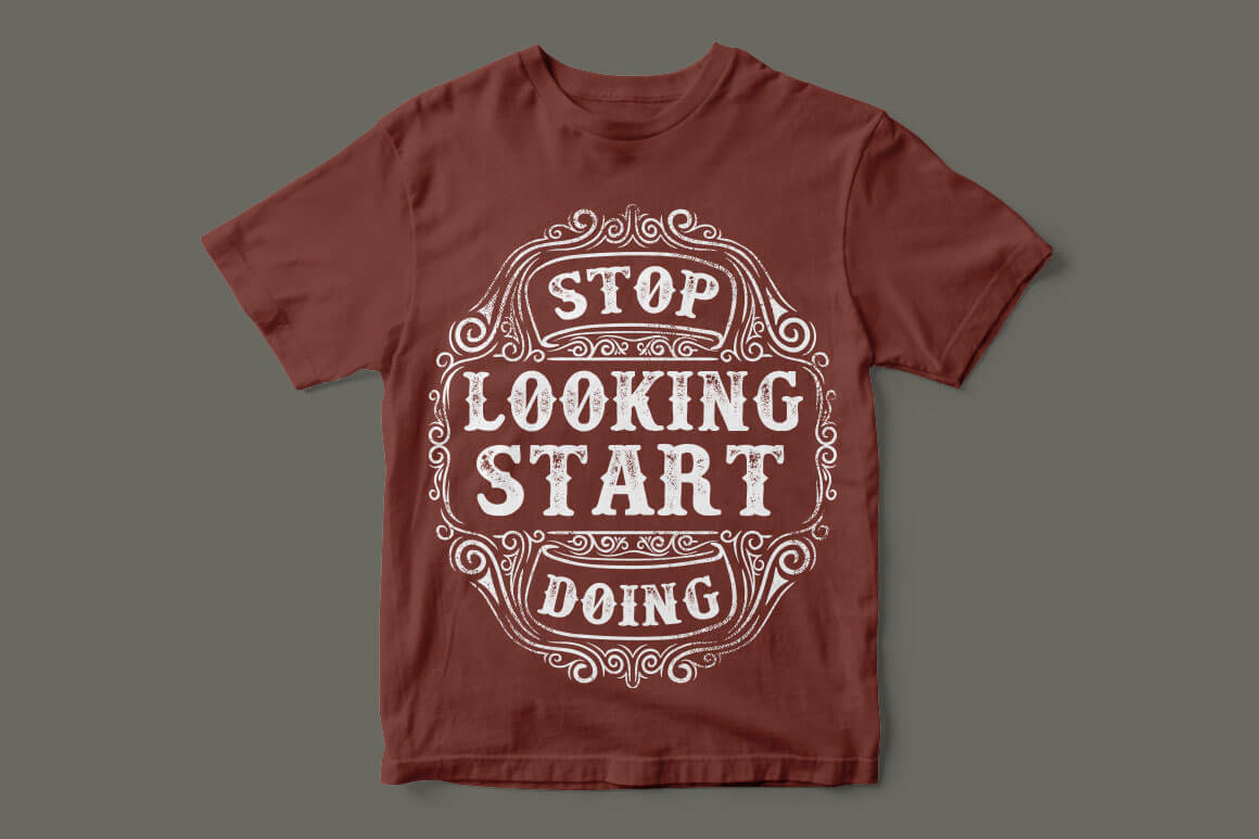 T-shirt design temaple
