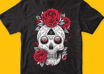 Skull Candy png t-shirt design