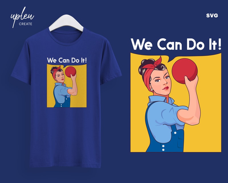 Download We Can Do It SVG, For All Womenkind SVG, Women Empowerment ...