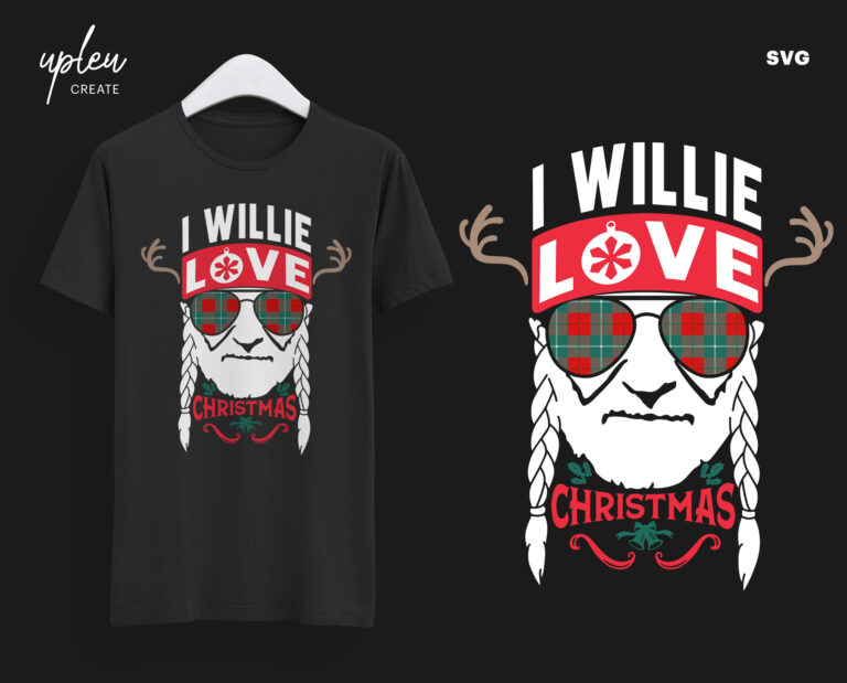 I Willie Love Christmas Svg I Willie Tshirt Willie Nelson Cut File Buy T Shirt Designs