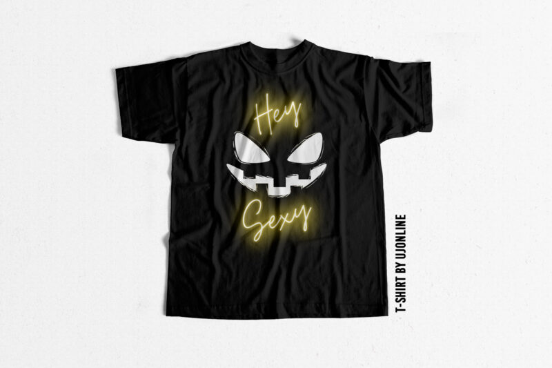 Halloween Hey Sexy t shirt design – Png file for Print