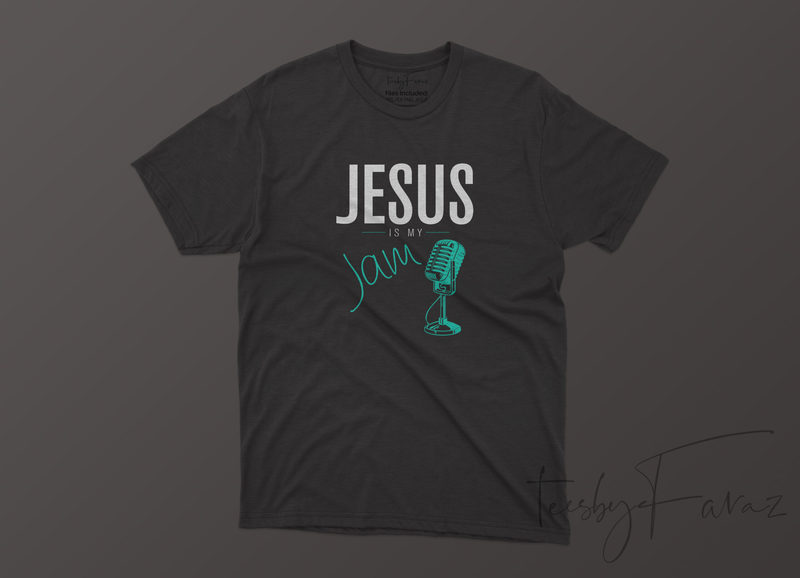 JESUS Is My Jam TShirt Design - Buy t-shirt designs