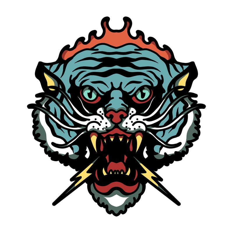 the tiger - Buy t-shirt designs