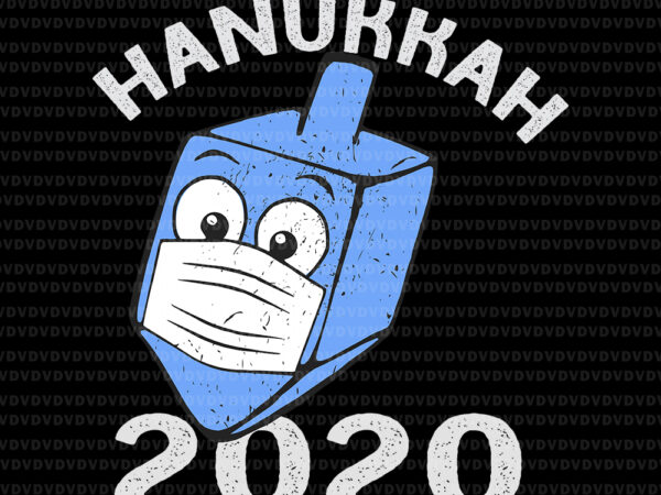 Hanukkah 2020 dreidel wearing face mask, hanukkah 2020 dreidel wearing face mask svg, hanukkah 2020 svg, hanukkah 2020 vector