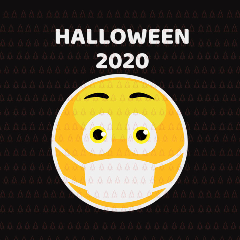 Halloween Costume Face Medical Mask Emojis Party, Halloween 2020 emojis svg, Halloween 2020 emojis, Halloween 2020 emojis face mask svg, halloween svg