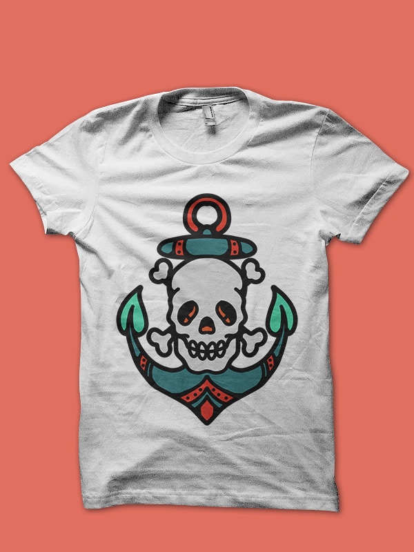 skull anchor - Buy t-shirt designs