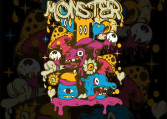 doodle art monster