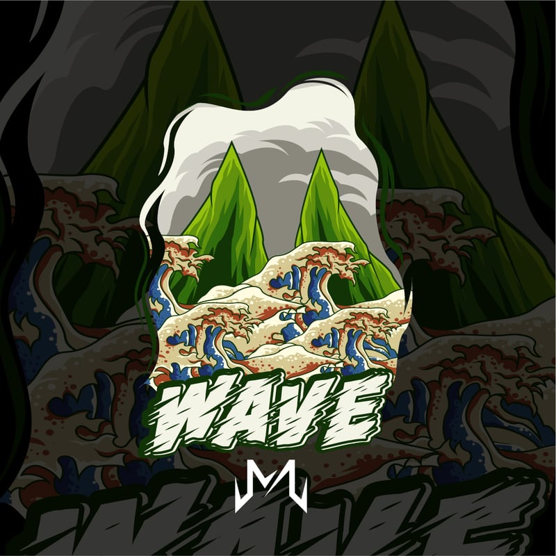 Free Wave t shirt design for sale