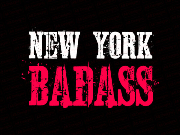 New york badass t-shirt design