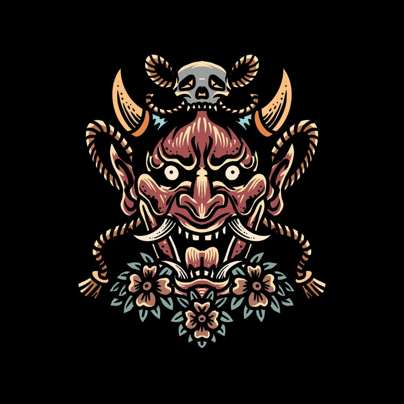 raging oni - Buy t-shirt designs