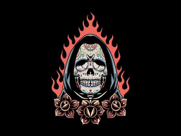 Muerte t shirt designs for sale