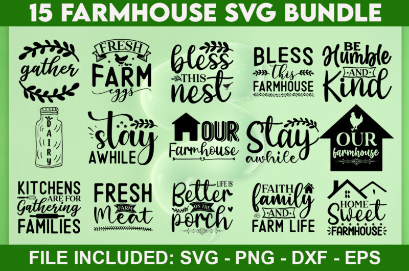 Farmhouse SVG Bundle