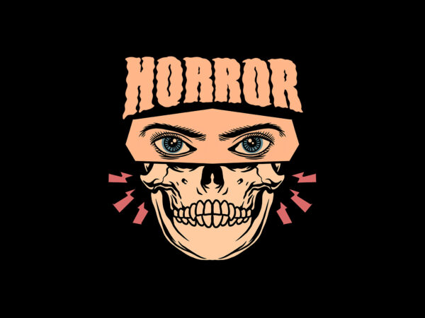 Horror streetwear graphic t shirt