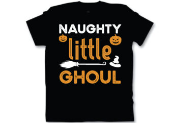 naughty little ghoul t shirt design