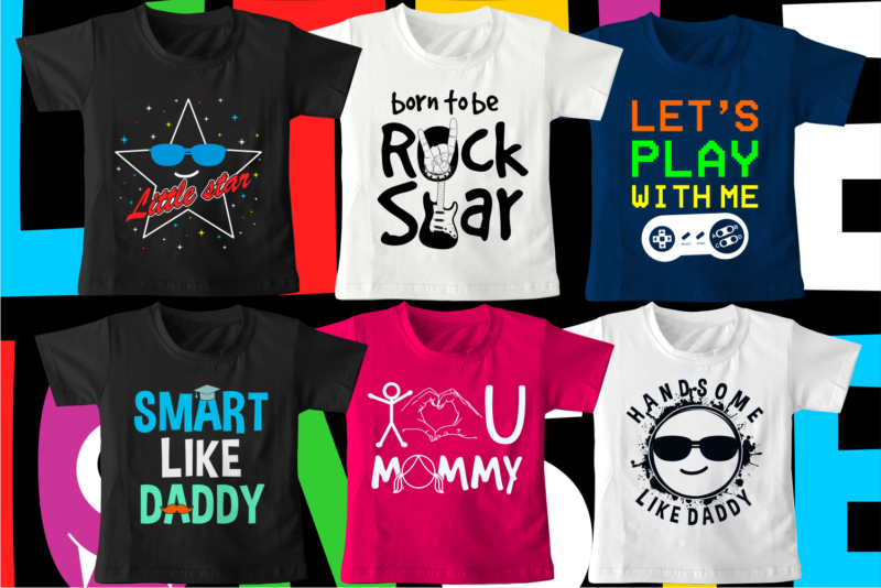 kid’s t shirt designs bundle,baby t shirt designs bundle, funny t shirt designs bundle,