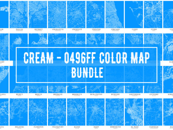 Cream – 0496ff color map bundle t shirt vector file